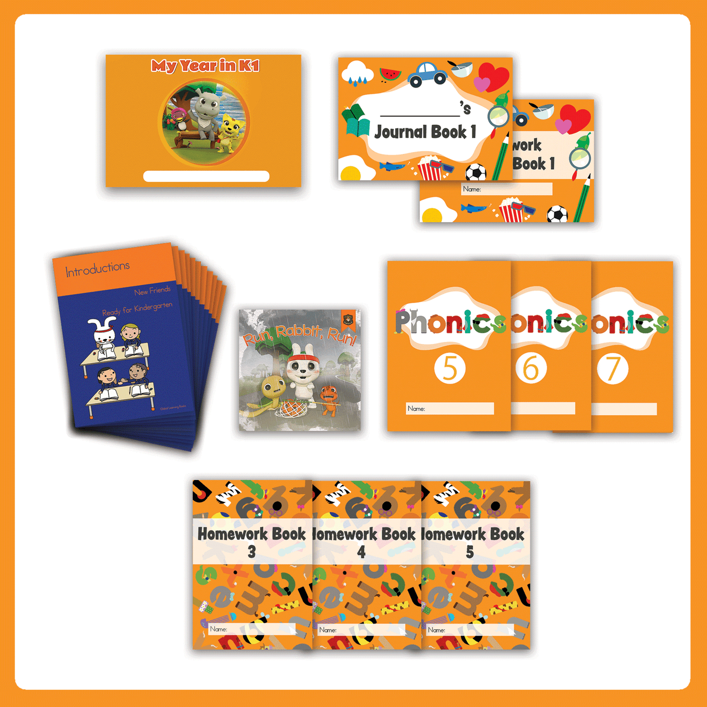 K1 Sight Word Readers A・B両方含まないセット