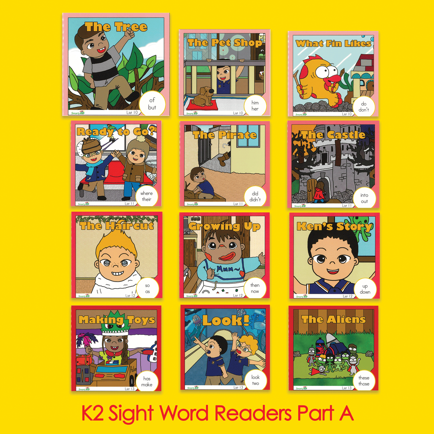 Adventure K2 Sight Word Readers Aセット