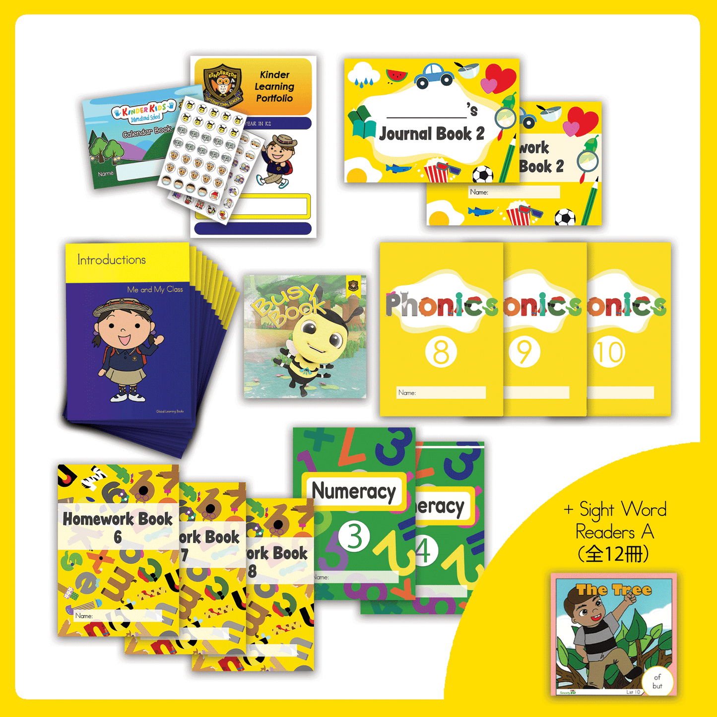 K2 Sight Word Readers Aセット