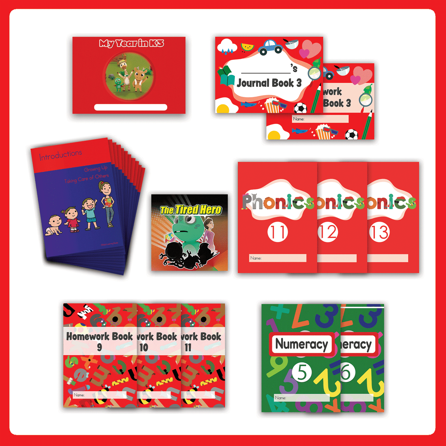 K3 Sight Word Readers A・B両方含まないセット